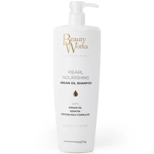 Beauty Works Pearl Nourishing Argan Oil Shampoo 1 Litre - Size 1L