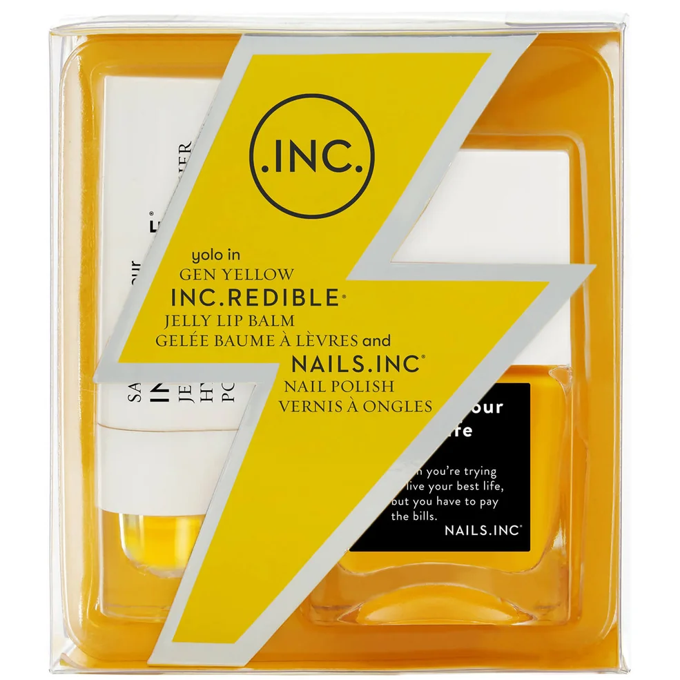 nails inc. Gen Yellow Nail Varnish Duo 2 x 14ml Image 1