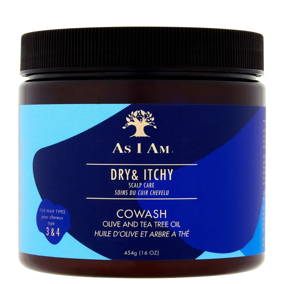 As I Am Dry and Itchy Scalp Care Olive and Tea Tree Oil Co-Wash 454g Image 1