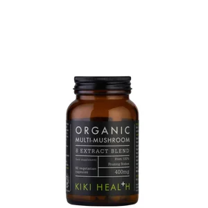 KIKI Health Organic Multi-Mushroom 8 Extract Blend (60 Vegicaps) - undefined undefined