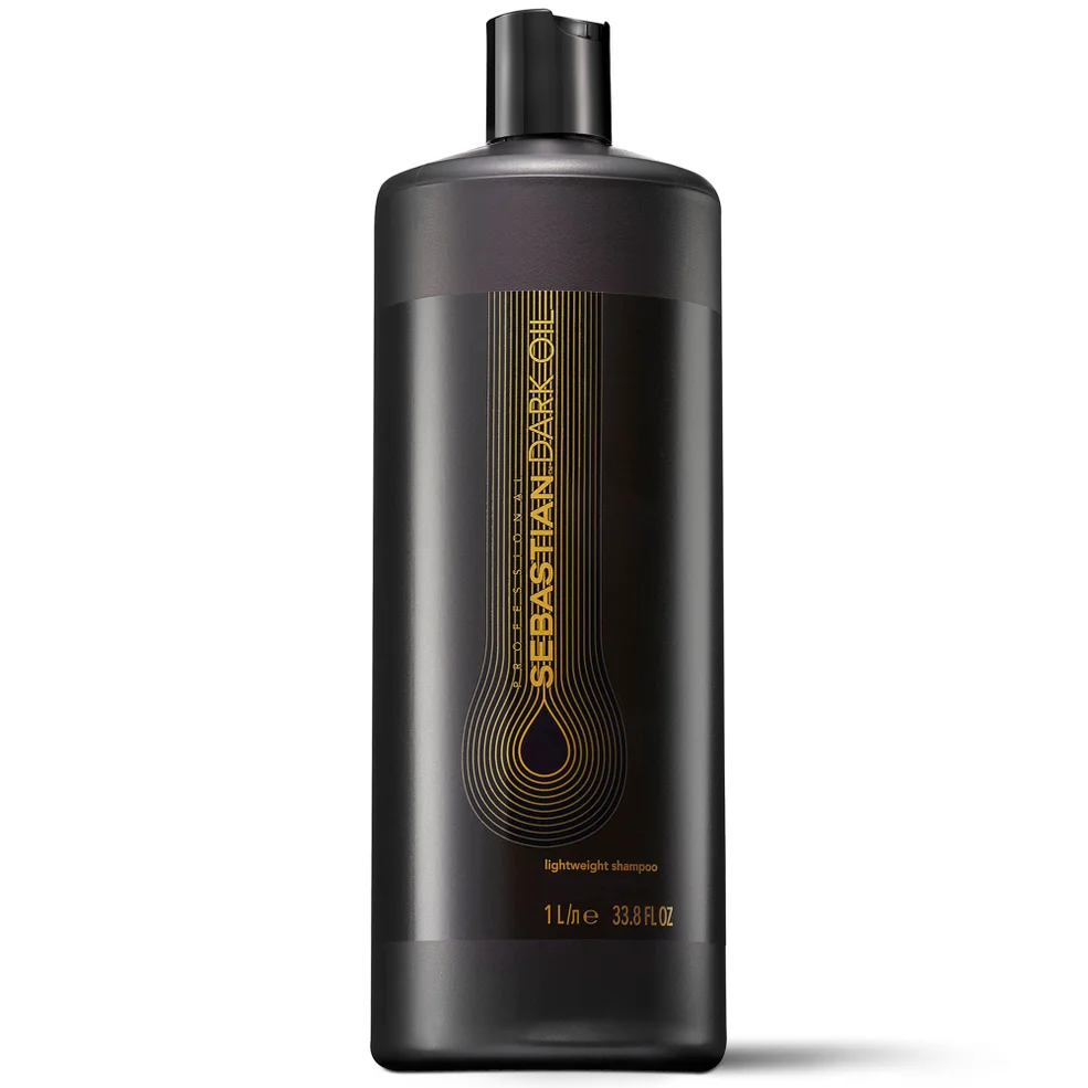 Sebastian Professional Dark Oil Lightweight Shampoo for Smooth Shiny Hair 1000ml Image 1
