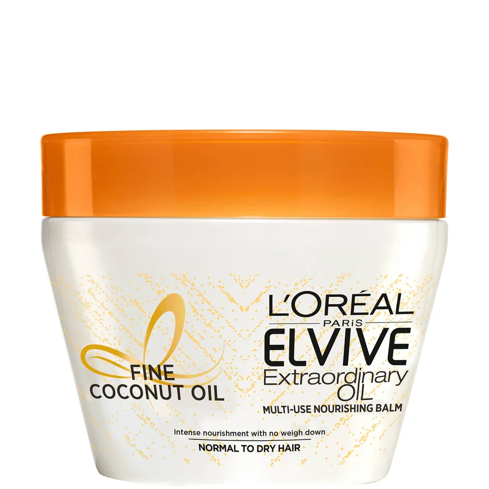 L'Oréal Paris Elvive Extraordinary Oil Coconut Hair Mask for Dry Hair 300ml Image 1