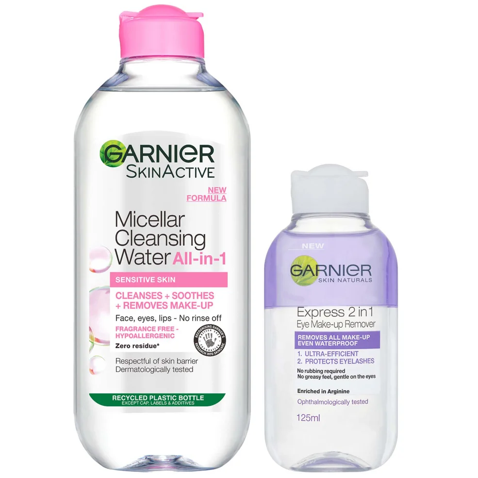 Garnier Micellar Water and Makeup Remover for Sensitive Skin Kit Exclusive Image 1