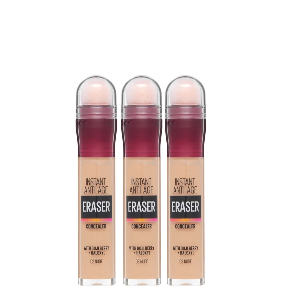 Maybelline Instant Anti-Age Eraser Eye Concealer 3 Pack Exclusive Image 1