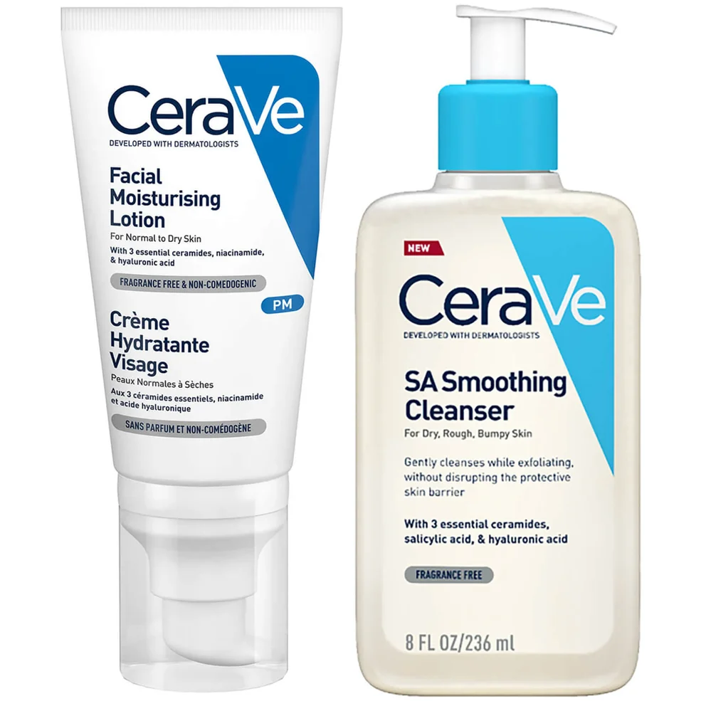 CeraVe Smoothing Skin Night Time Bundle Image 1
