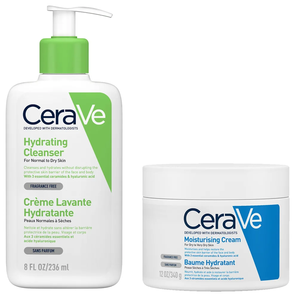 CeraVe Dry to Very Dry Face and Body Bundle Image 1