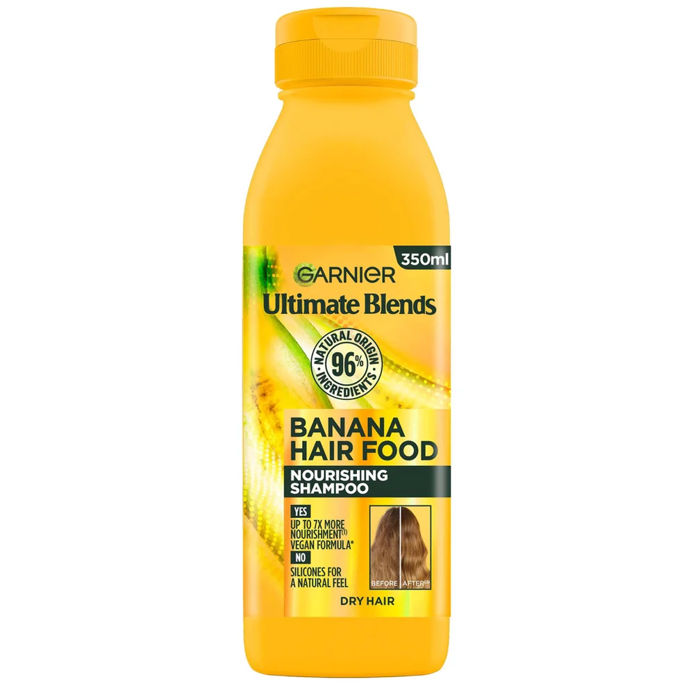 Garnier Ultimate Blends Nourishing Hair Food Banana Shampoo For Dry Hair 350ml Image 1