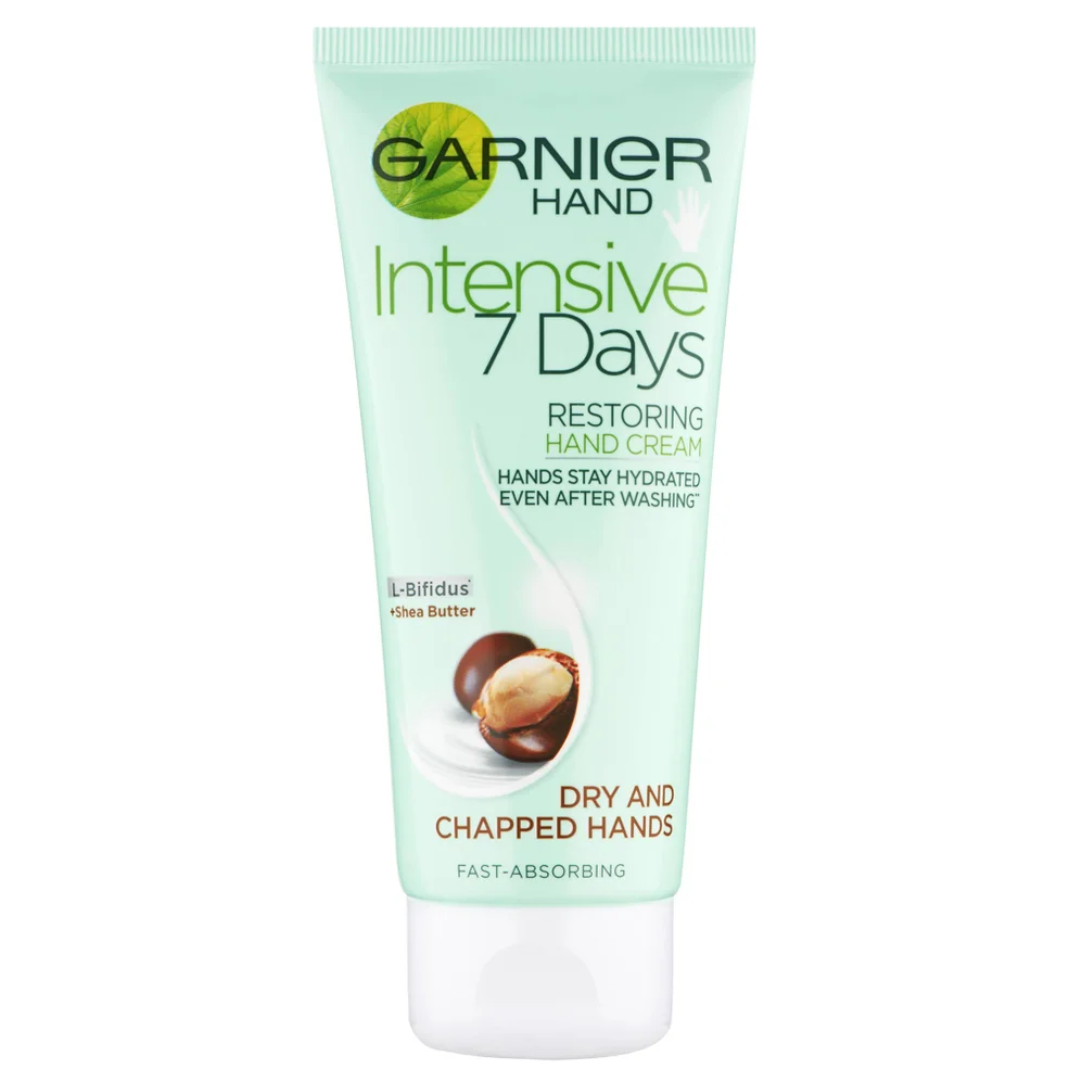 Garnier Intensive 7 Days Shea Butter Hand Cream for Sensitive Skin 100ml Image 1