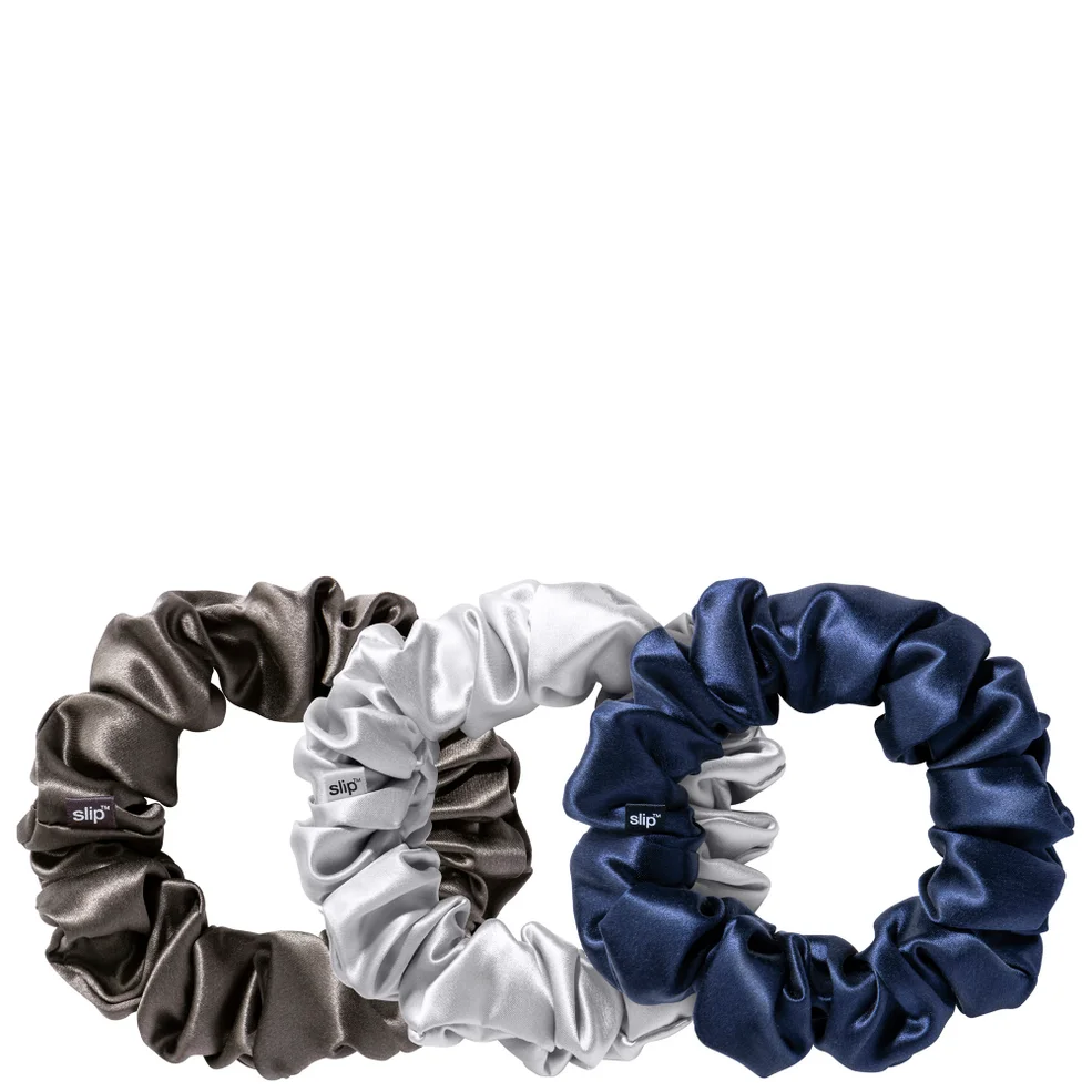 Slip Silk Large Scrunchies - Midnight (Pack of 3) Image 1