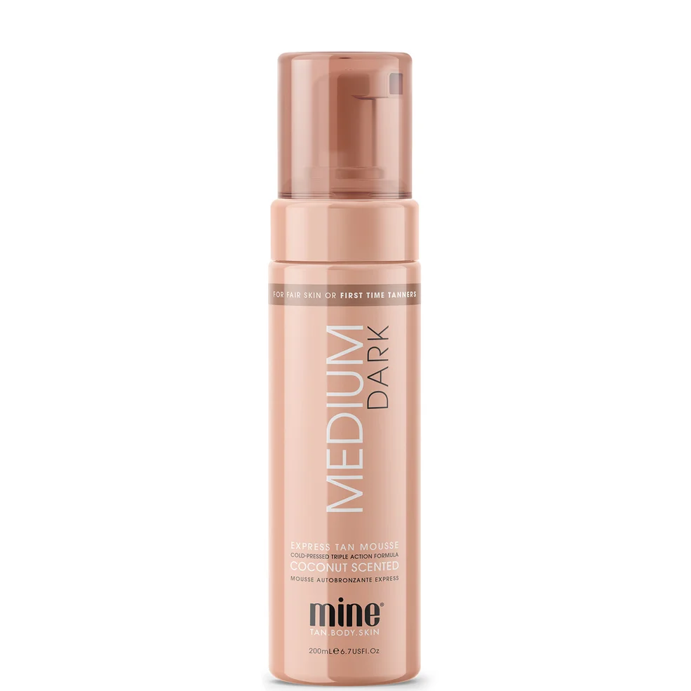 MineTan Medium Dark Self Tan Mousse 200ml Image 1