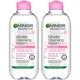 Garnier Micellar Water Facial Cleanser Sensitive Skin 400ml Duo Pack