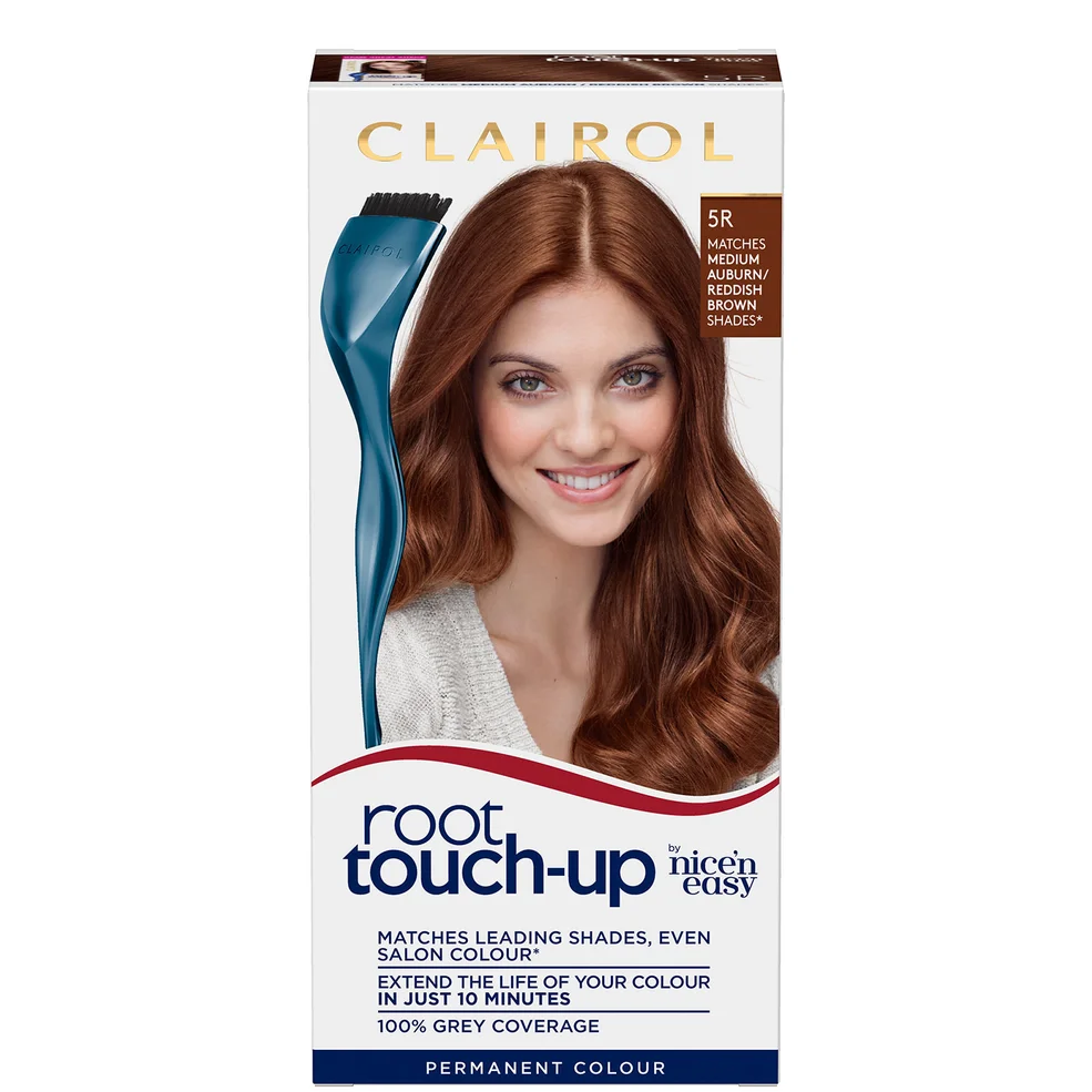 Clairol Root Touch-Up Permanent Hair Dye Long-lasting Intensifying Colour with Full Coverage - 5R Medium Auburn Image 1