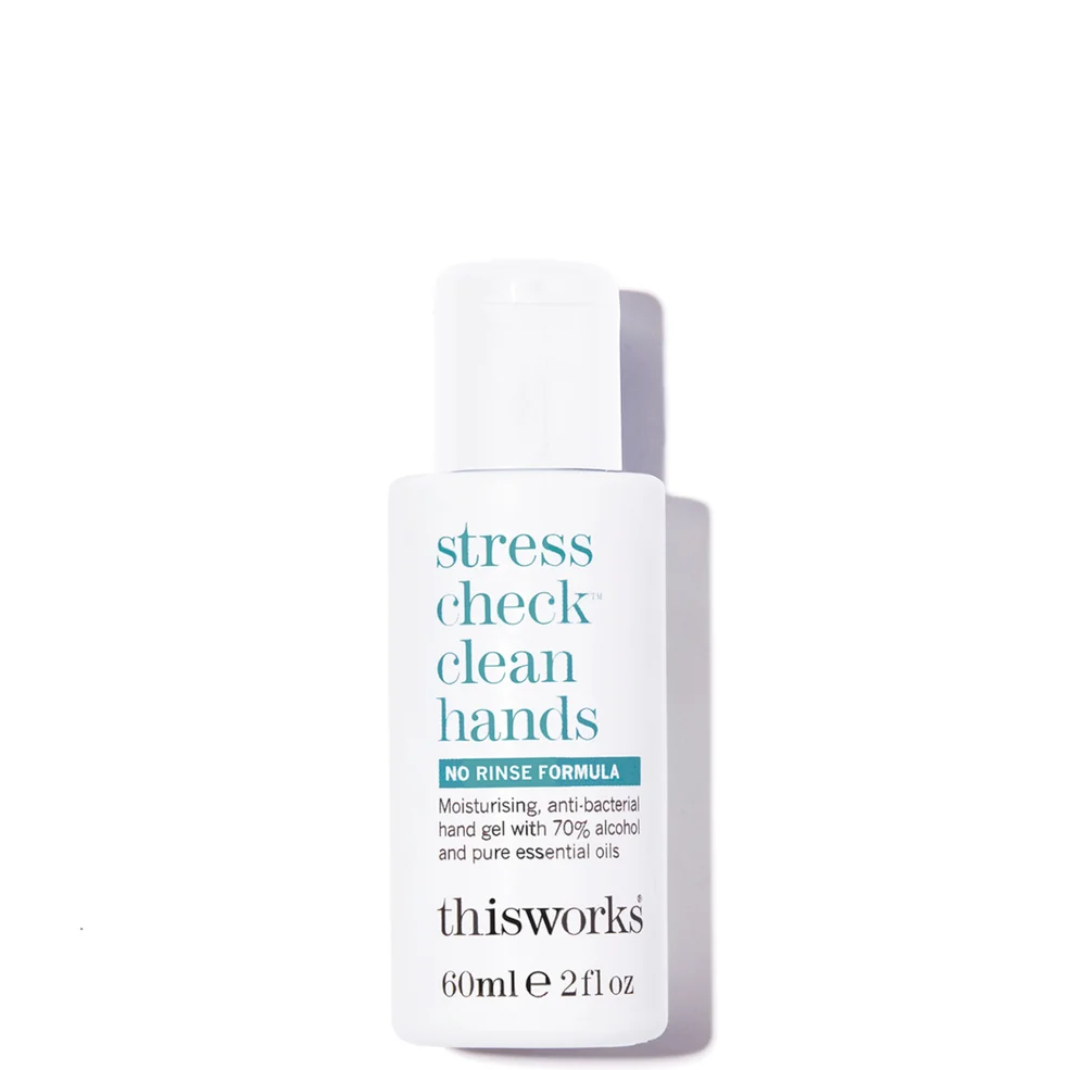 this works Stress Check Clean Hands Gel 60ml Image 1