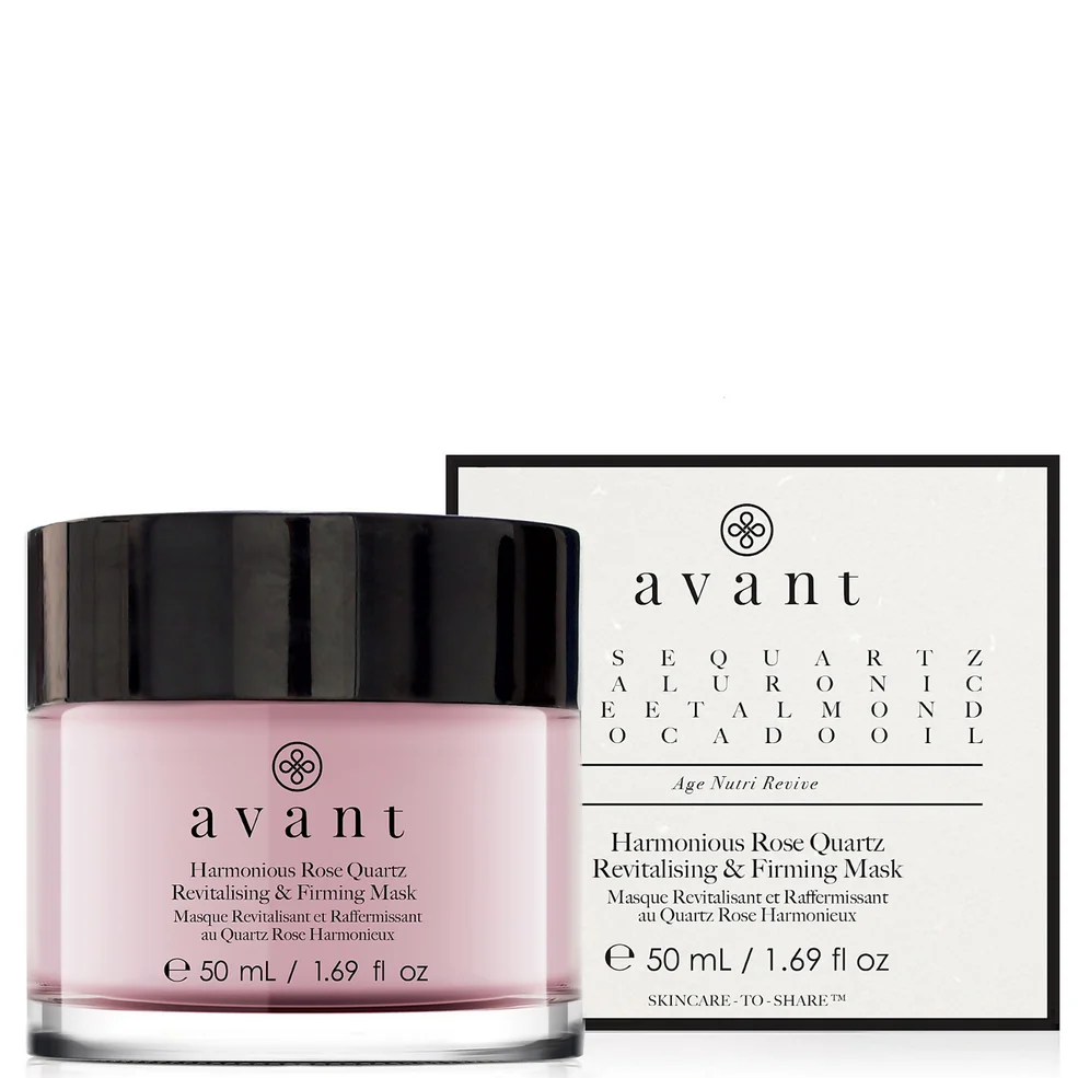 Avant Skincare Harmonious Rose Quartz Revitalising and Firming Mask 50ml Image 1