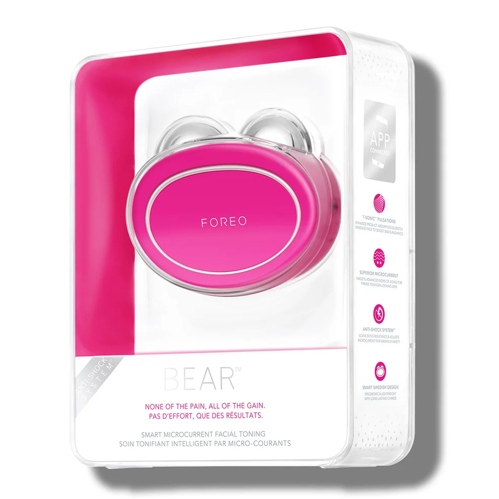 FOREO Bear Microcurrent Facial Toning Device With 5 Intensities (Various Shades) Image 1