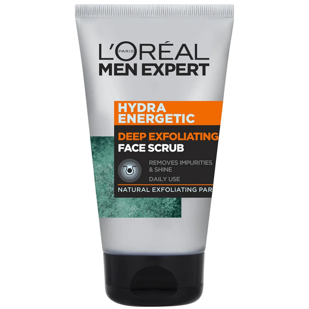 L'Oreal Men Expert Hydra Energetic Deep Exfoliating Face Scrub 100ml Image 1