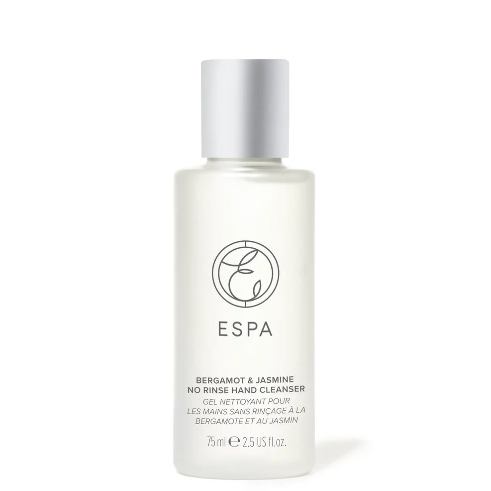 ESPA Bergamot and Jasmine No Rinse Hand Cleanser 75ml Image 1