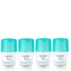 VICHY 48 Hour Intensive Anti-Perspirant Roll-on Deodorant Set for Sensitive Skin 4 x 50ml