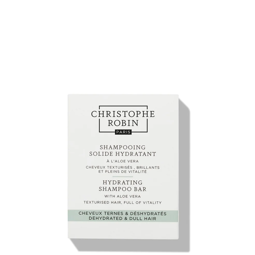 Christophe Robin Hydrating Shampoo Bar with Aloe Vera 100ml Image 1