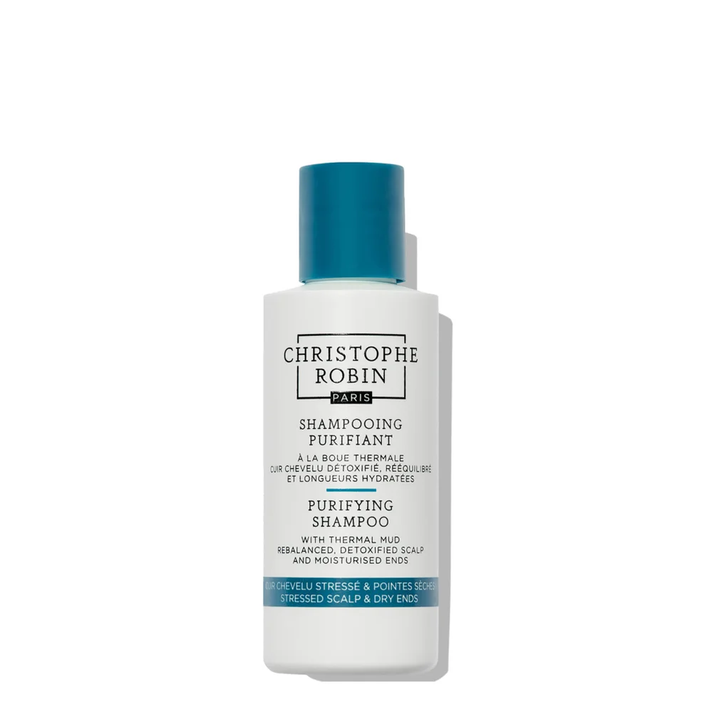 Christophe Robin Purifying Shampoo with Thermal Mud 75ml Image 1