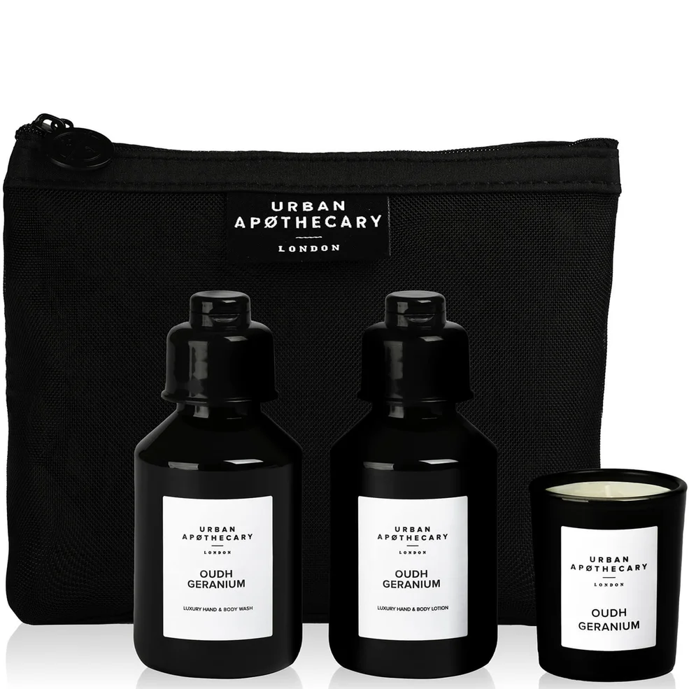 Urban Apothecary Oudh Geranium Luxury Bath and Fragrance Gift Set (3 Pieces) Image 1