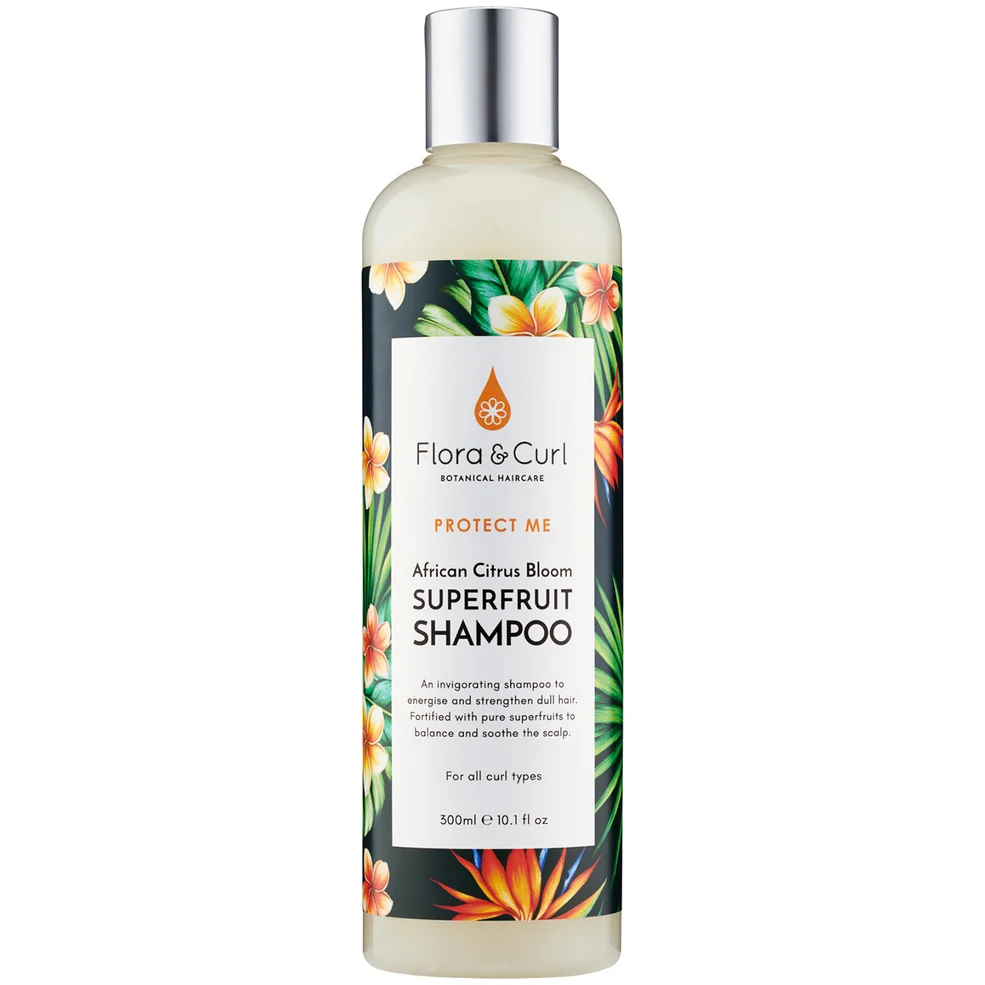 Flora & Curl African Citrus Superfruit Shampoo 300ml Image 1