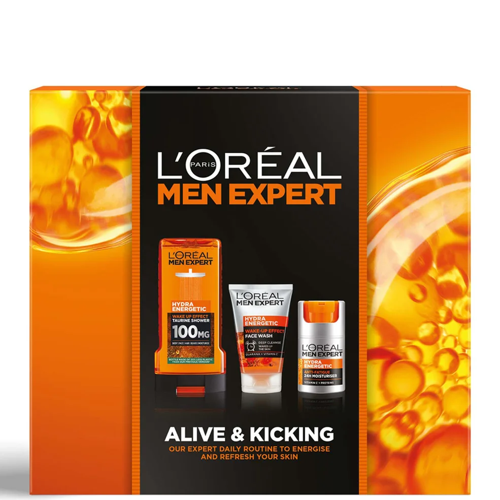 L'Oréal Paris Men Expert Alive and Kicking 3 Piece Gift Set For Him Image 1