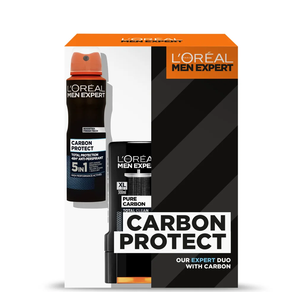 L'Oreal Men Expert Carbon Protect 2 Piece Gift Set for Him Image 1