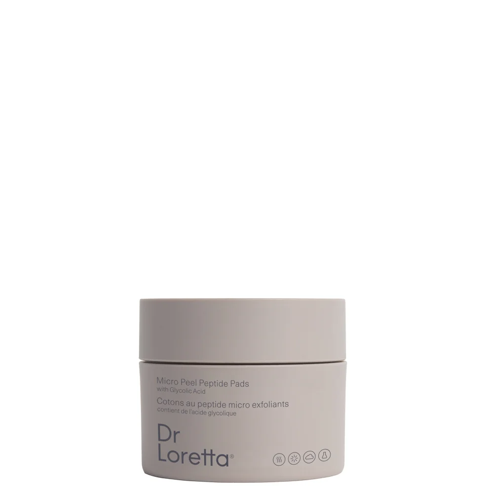 Dr. Loretta Micro Peel Peptide Pads With Glycolic Acid 60 Pads Image 1