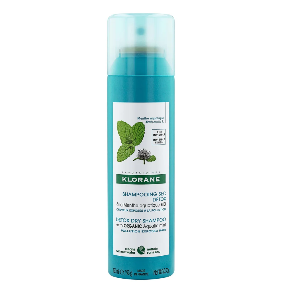 KLORANE Detox Dry Shampoo with Organic Aquatic Mint for Pollution-Exposed Hair 150ml Image 1