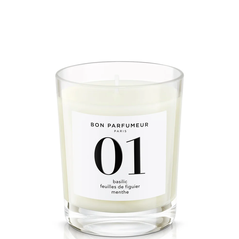 Bon Parfumeur 01 Basil Fig Leaf Mint Candle 180g Image 1