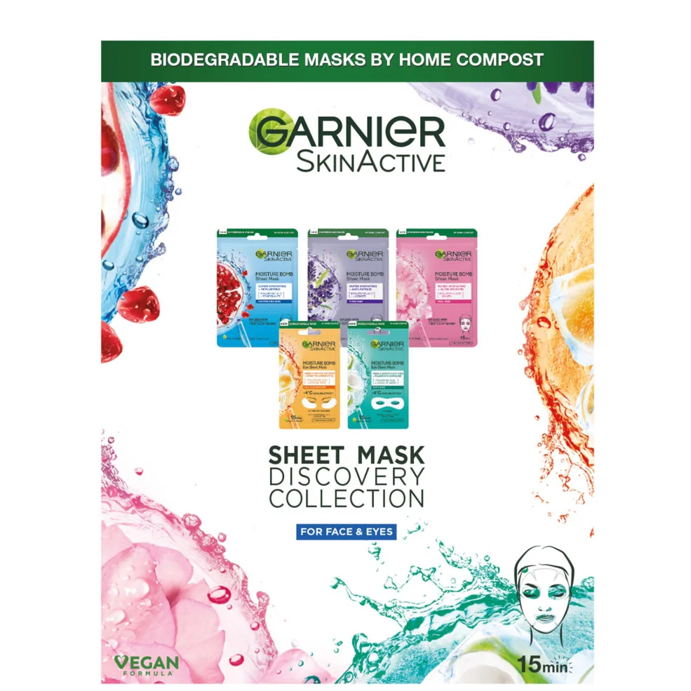 Garnier Discovery Sheet Mask Bundle Image 1