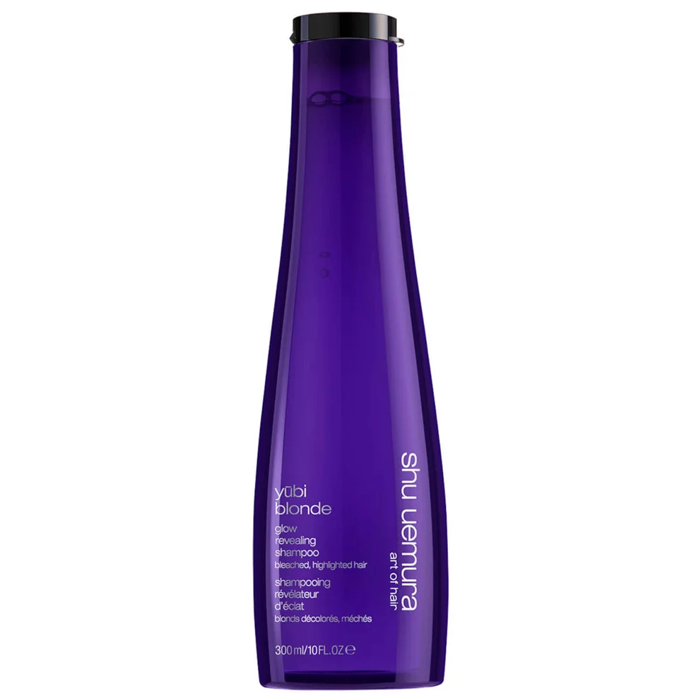 Shu Uemura Art of Hair Yubi Blonde Glow Revealing Shampoo for Bleached, Highlighted Blonde Hair 300ml Image 1