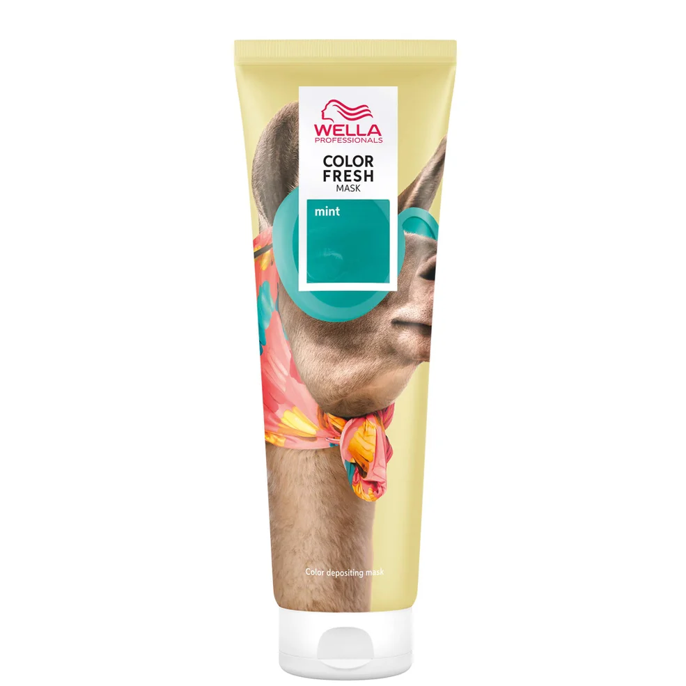 Wella Professionals Care Color Fresh Semi-Permanent Colour Mask - Mint 150ml Image 1