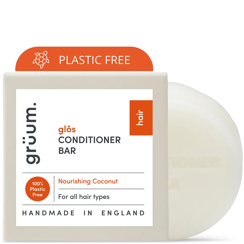 grüum Glôs Zero Plastic Nourishing Conditioner Bar 50g Image 1