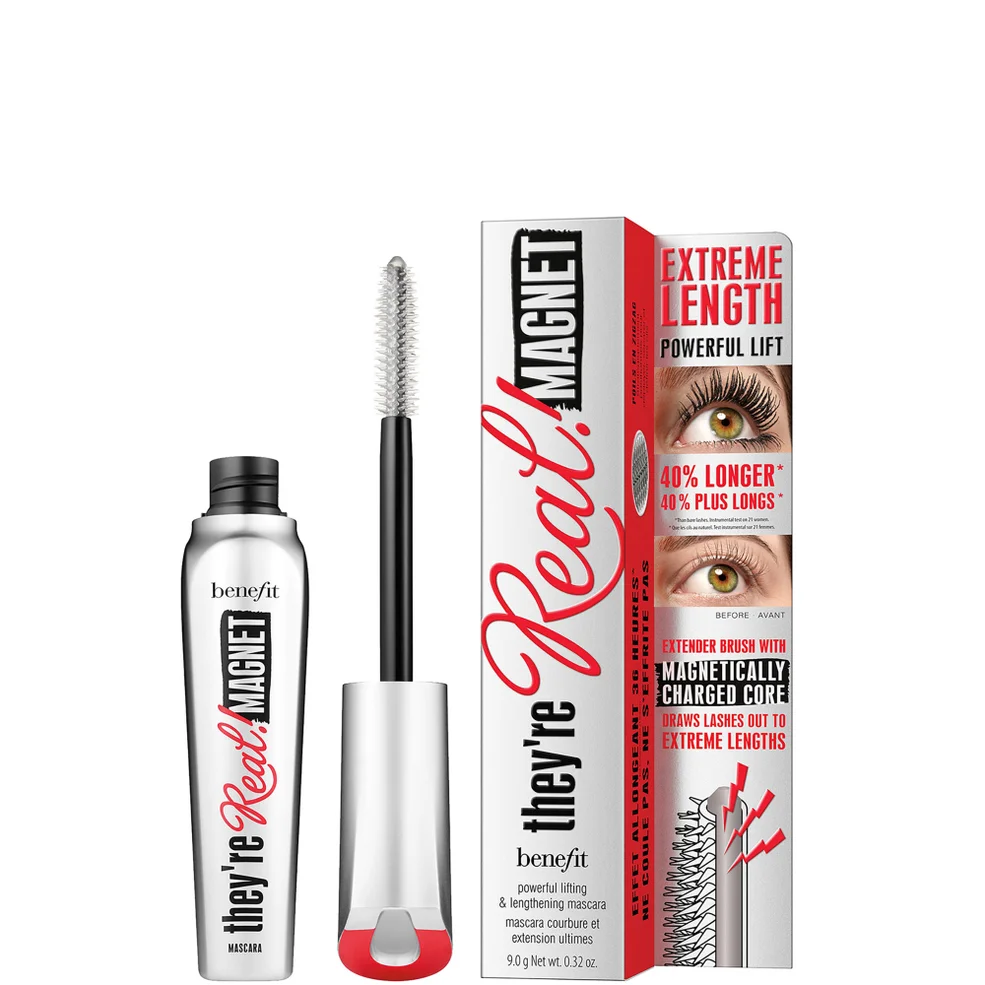 benefit They’re Real Magnet Extreme Lengthening and Powerful Lifting Mascara - Supercharged Black 9g Image 1