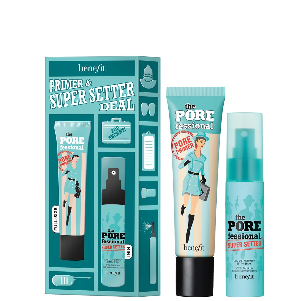 benefit Prime and Super Setter Deal Porefessional Face Primer and Setting Spray Duo Image 1