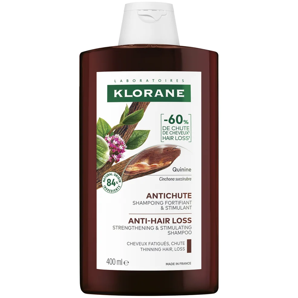 KLORANE Strengthening Shampoo for Thinning, Tired Hair with Quinine and ORGANIC Edelweiss 400ml Image 1