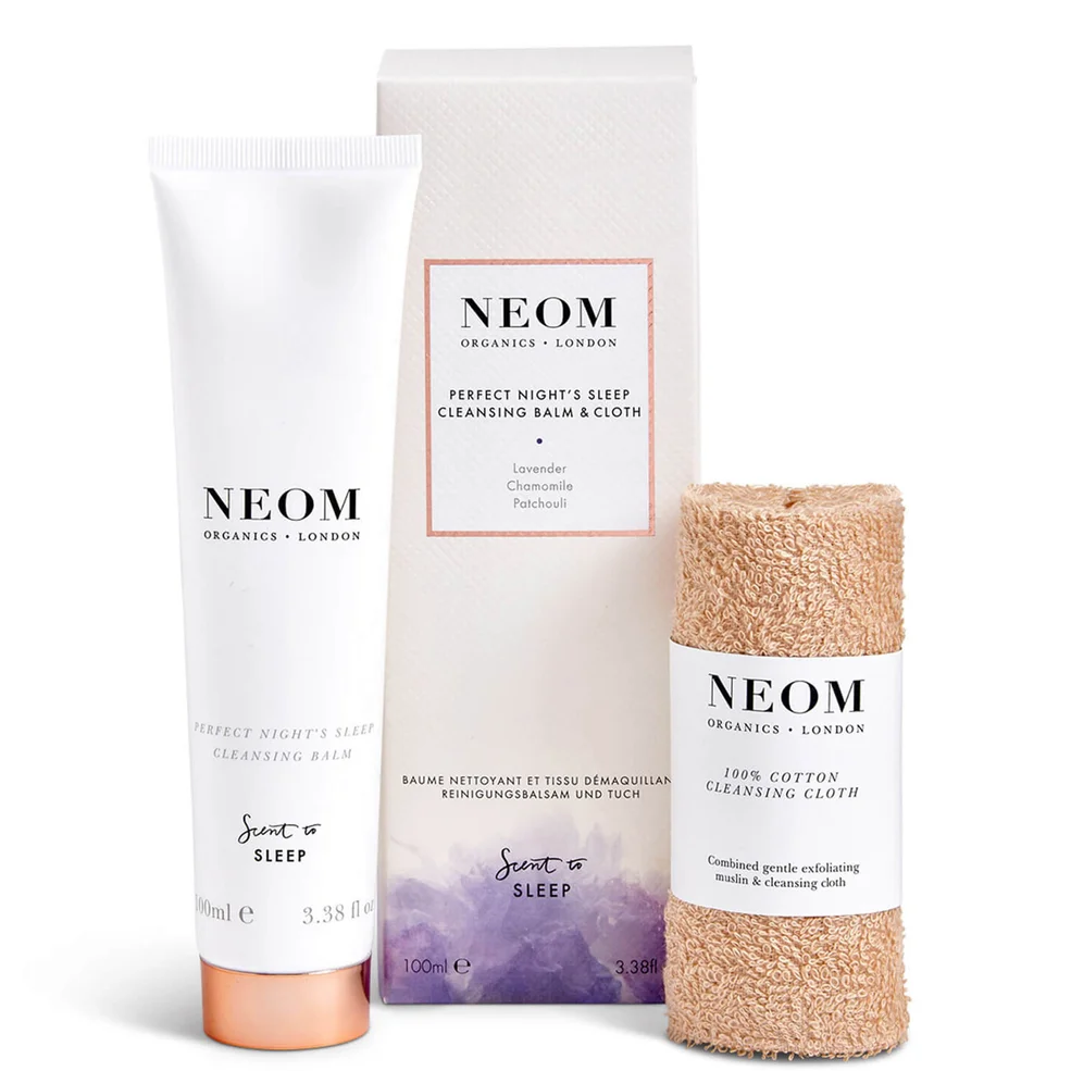 NEOM Perfect Night's Sleep Cleansing Balm and Cloth 100ml Image 1