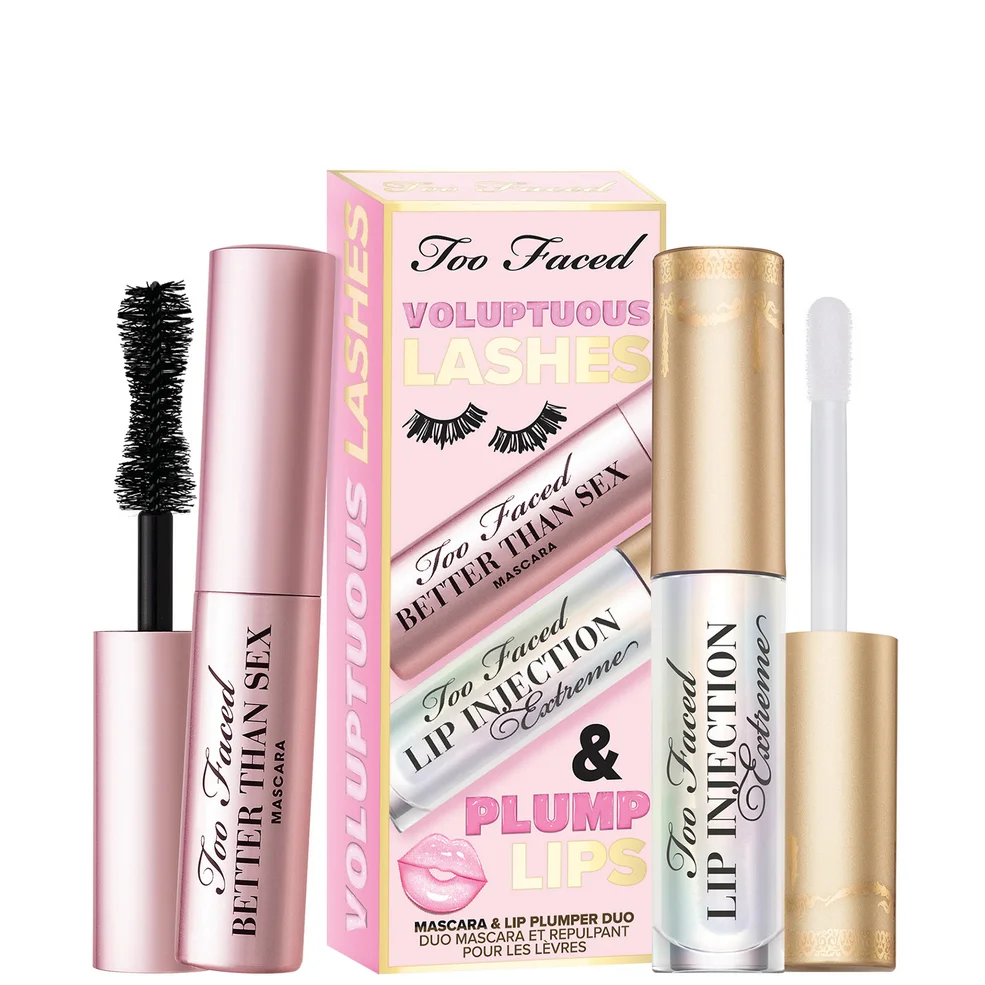 Too Faced Exclusive Limited Edition Voluptuous Lashes and Plump Lips Set Image 1