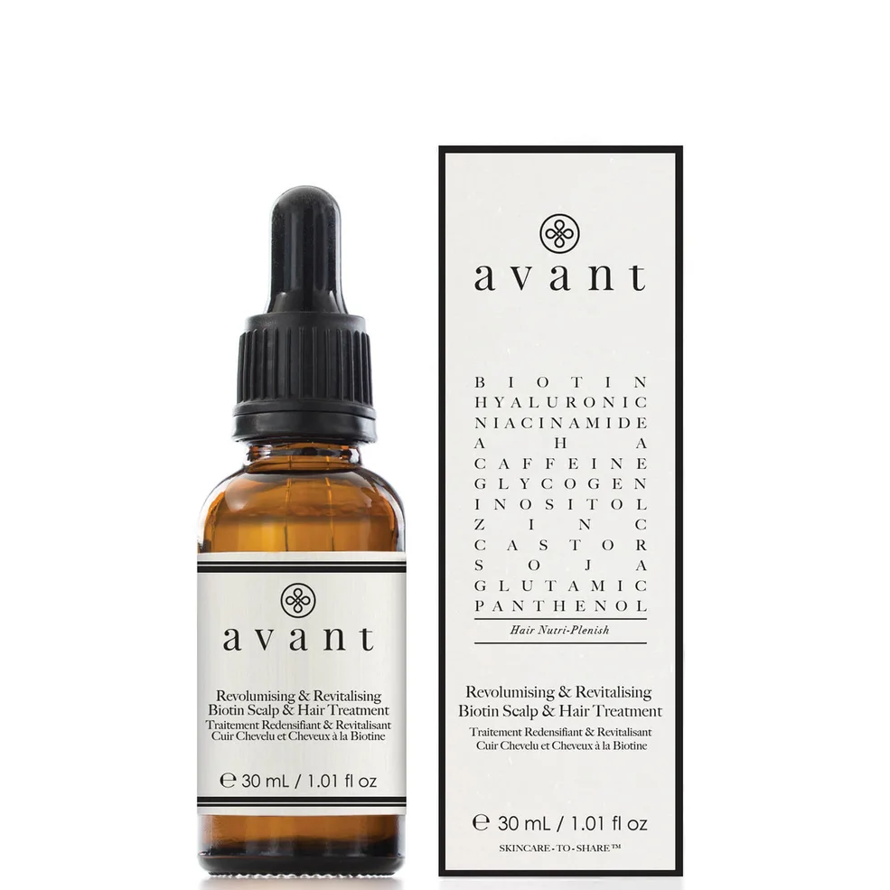Avant Skincare Revolumising & Revitalising Biotin Scalp and Hair Treatment 30ml Image 1
