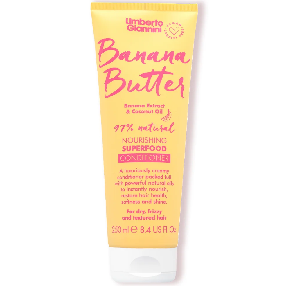 Umberto Giannini Banana Butter Nourishing Superfood Conditioner 250ml Image 1