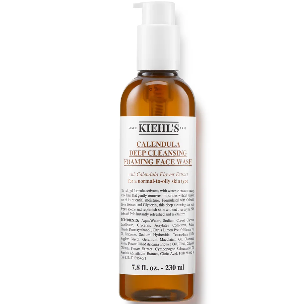 Kiehl's Calendula Deep Cleansing Foaming Face Wash - 230ml Image 1