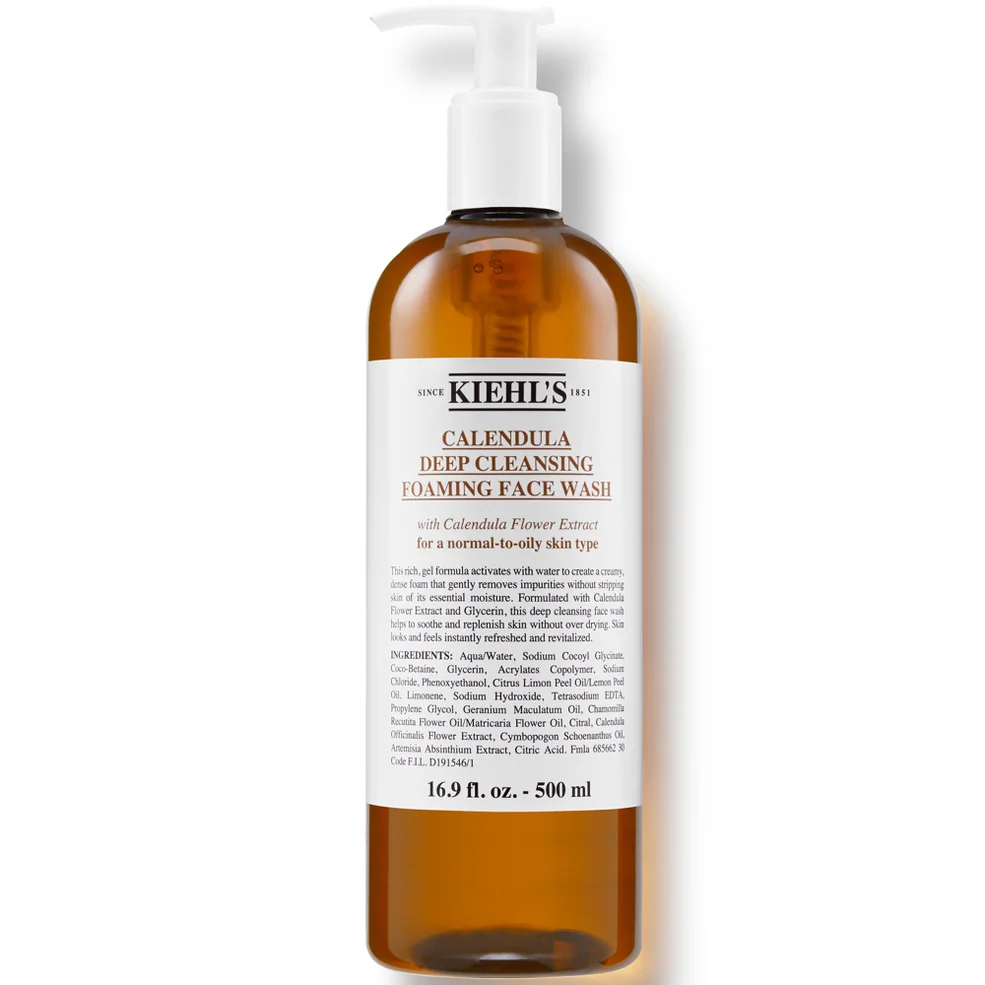 Kiehl's Calendula Deep Cleansing Foaming Face Wash - 500ml Image 1