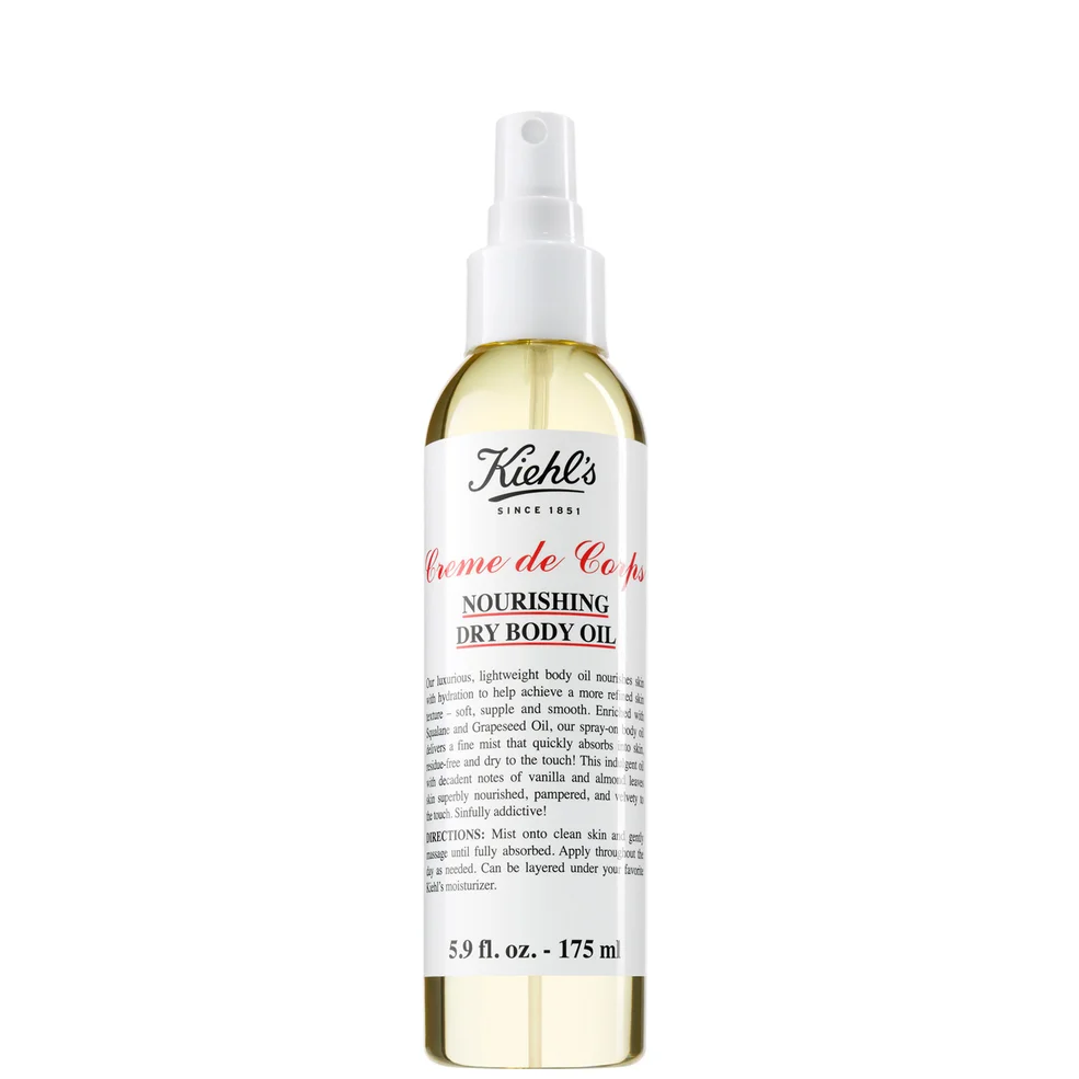 Kiehl's Crème de Corps Nourishing Dry Body Oil - 175ml Image 1