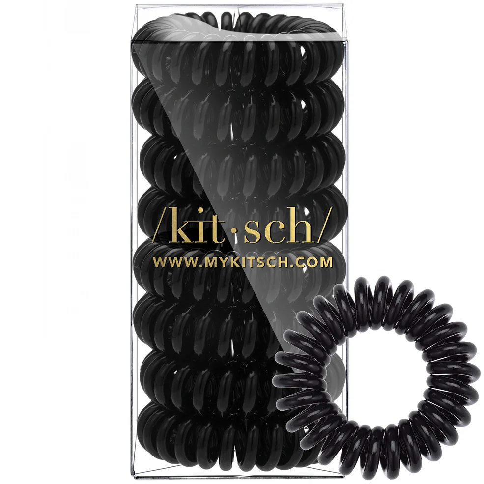 Kitsch Black Hair Coils (8 Piece) Image 1