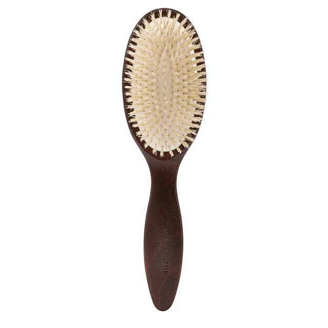Christophe Robin Detangling Hairbrush with Natural Boar-Bristle and Wood