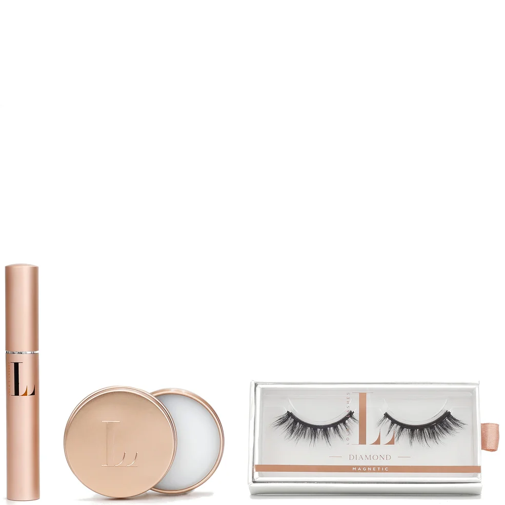 Lola's Lashes Diamond Magnetic Eyelash Kit - Black Eyeliner Image 1