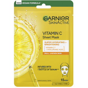 Garnier SkinActive Moisture Bomb Vitamin C Sheet Mask 28g - Option Vitamin C