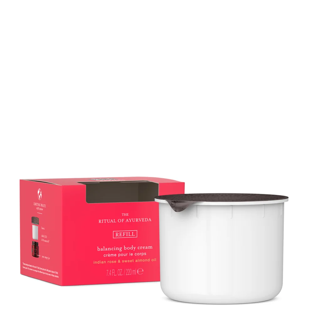 Rituals The Ritual of Ayurveda Sweet Almond & Indian Rose Moisturising Body Cream Refill 220ml Image 1